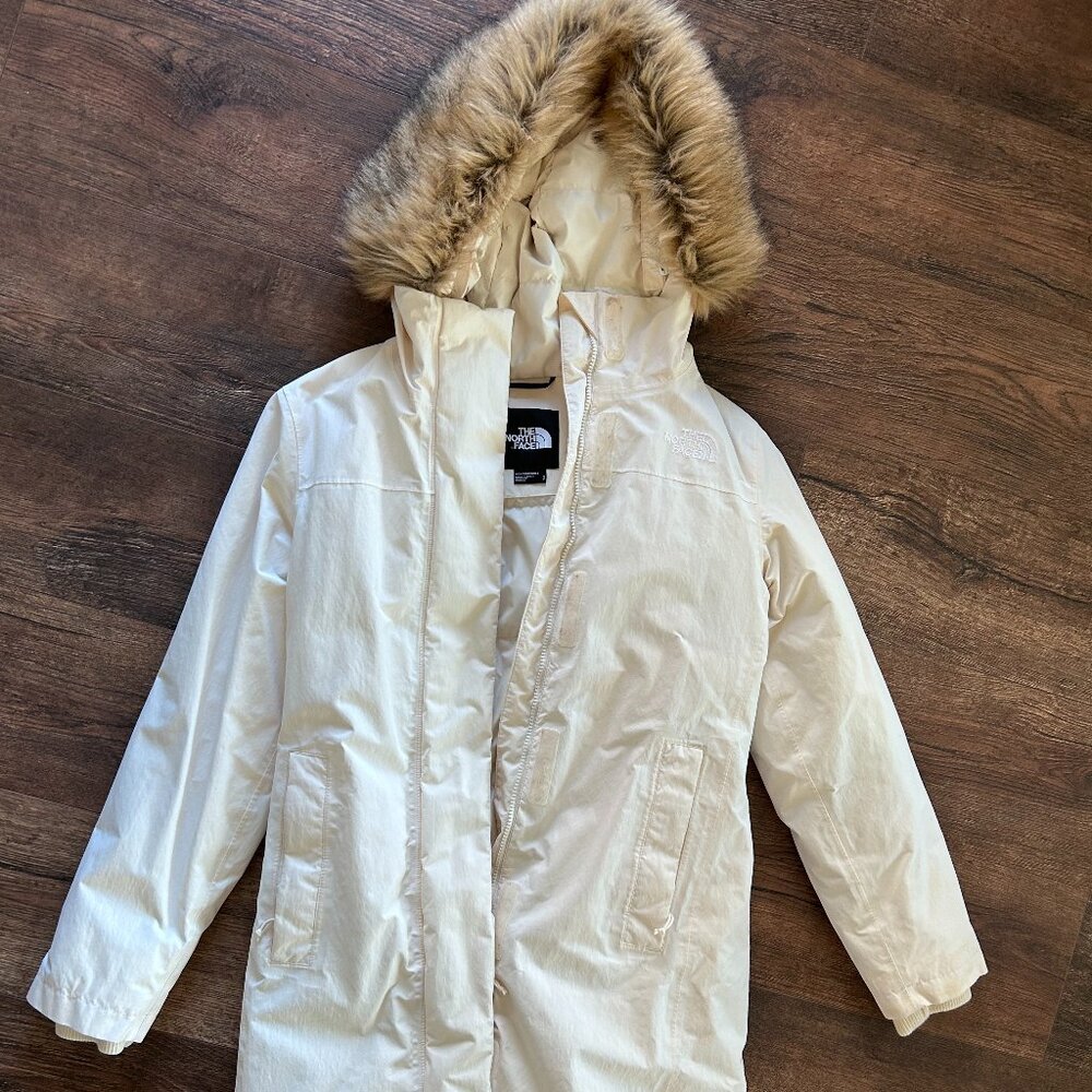 North Face Arctic Parka White Women's Small